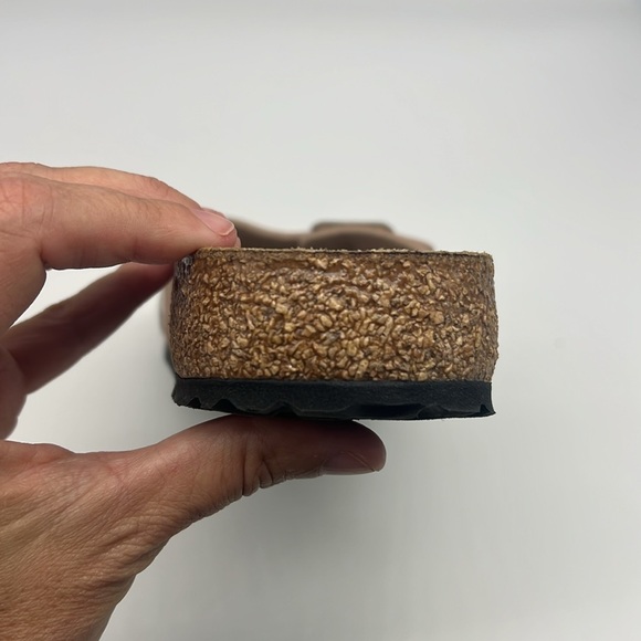 Birkenstock - Madrid Birko Flor One Adjustable Strap Slip On Copper Sandal SZ 9 - Picture 14 of 16